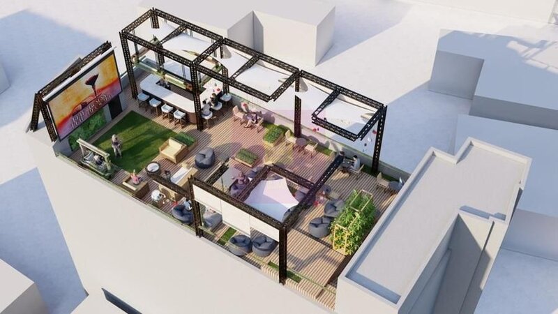 Unirii-Camera de Comert, Rooftop-Penthouse scara privata-lift, 460mp